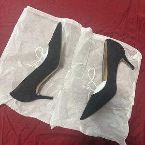 Sam Edelman Jordyn Pumps, Black Suede, Women's 7.5 M